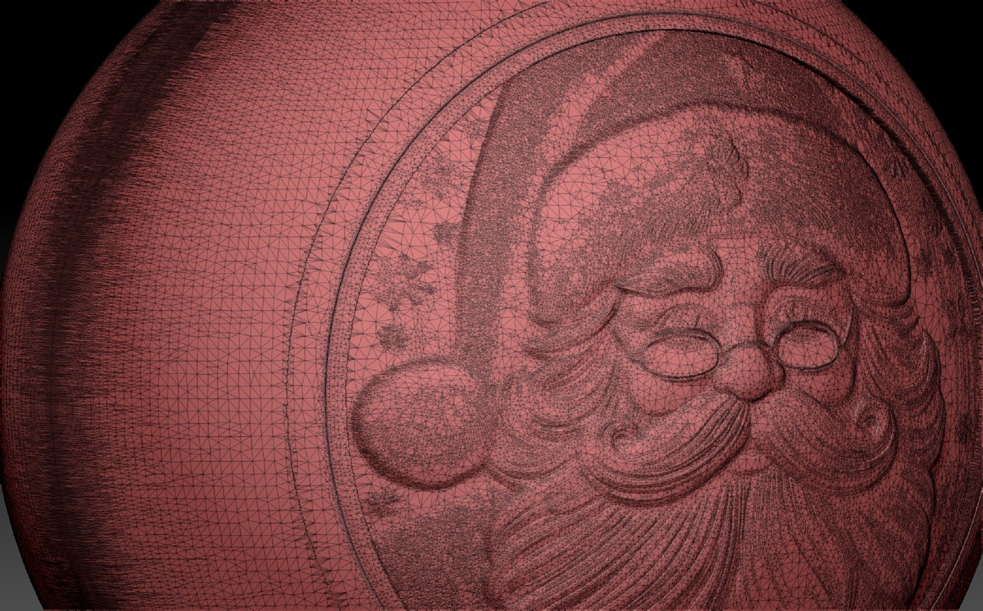 SANTA CLAUS THEMED CHRISTMAS TREE ORNAMENT 3D print model_10