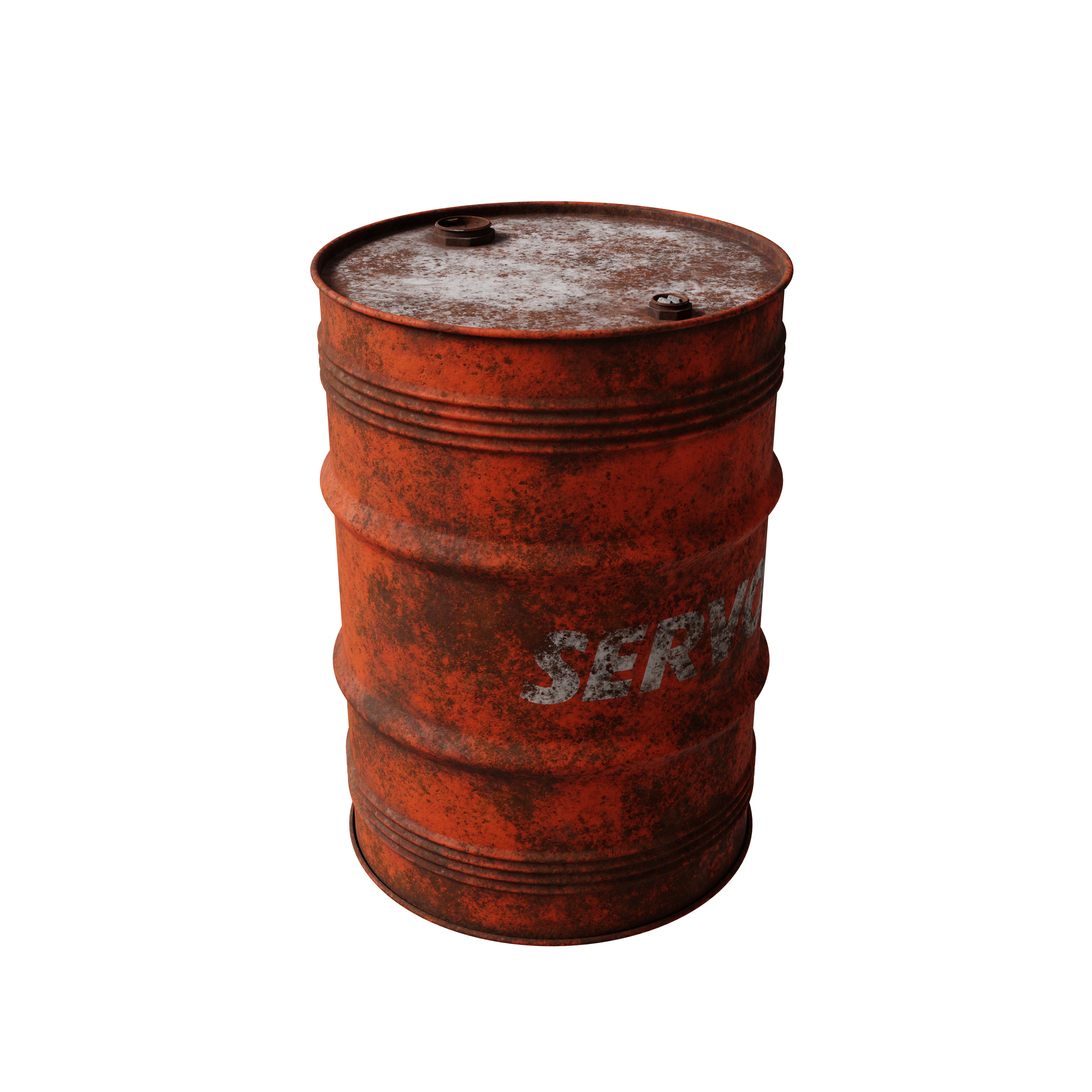 Oil drum 3D model_7