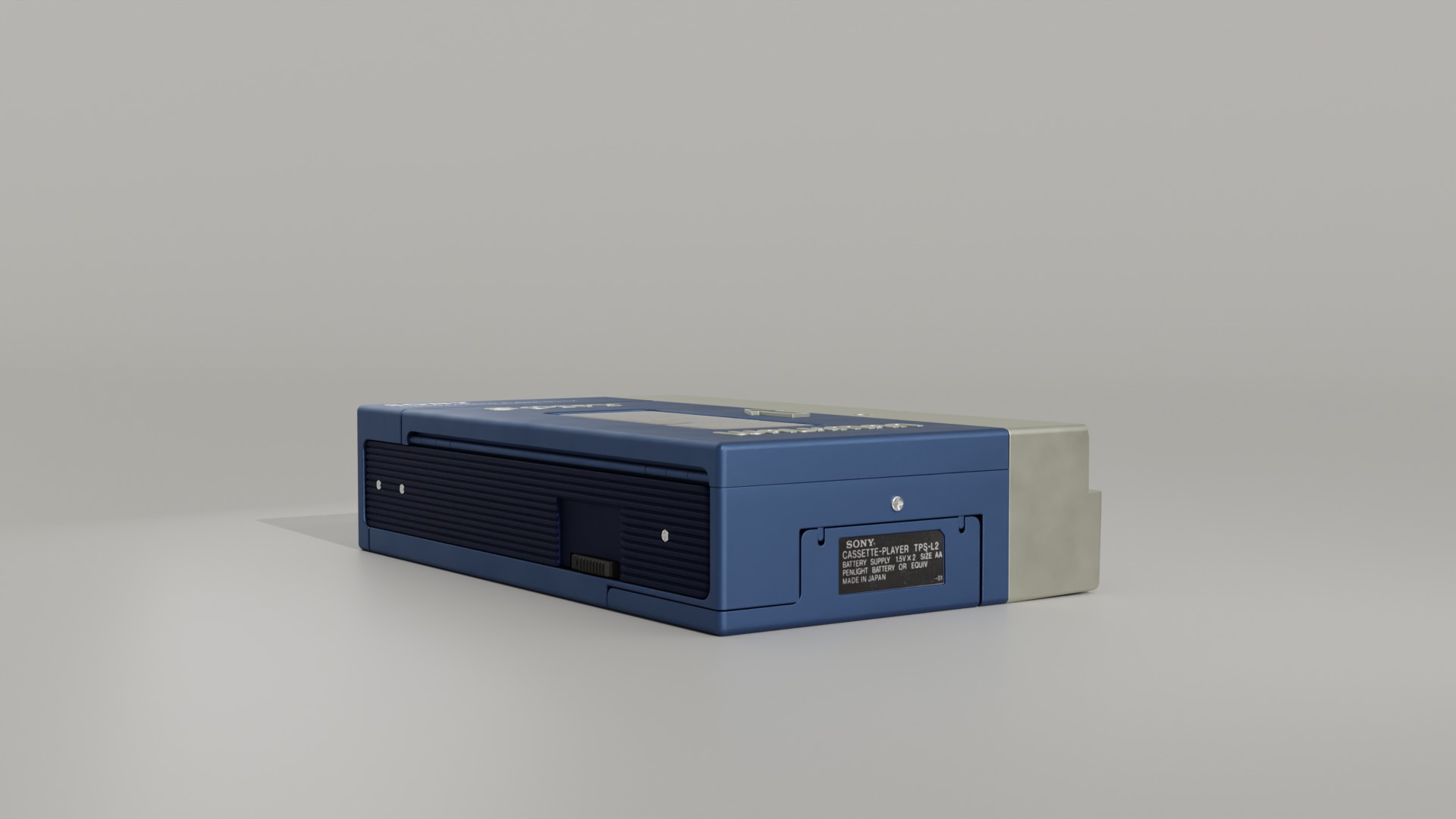 Sony Walkman Cassette Player 3D model_3