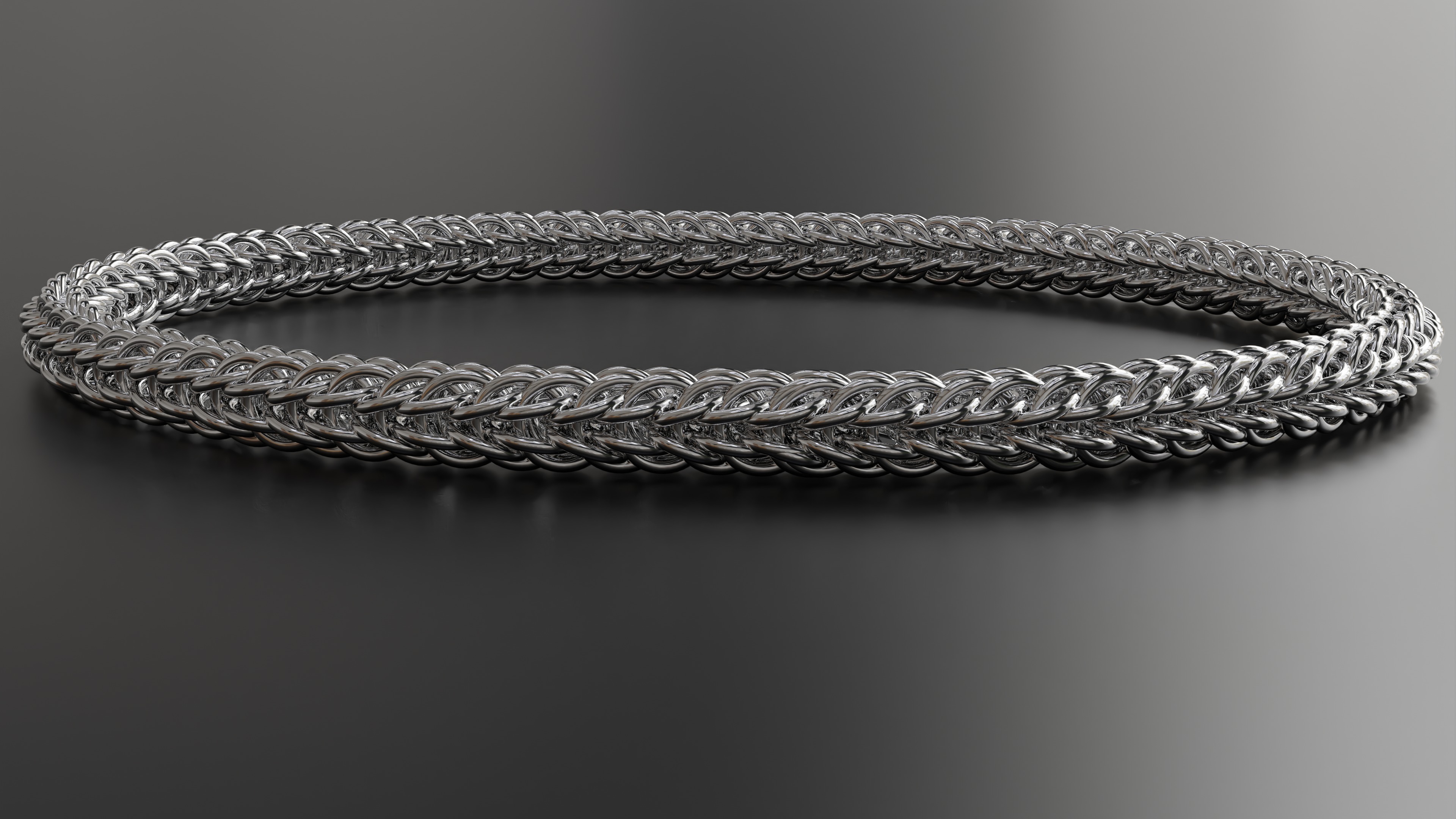 Persian 6-1 Bangle Sub D Photorealistic Model Low-poly 3D model_7