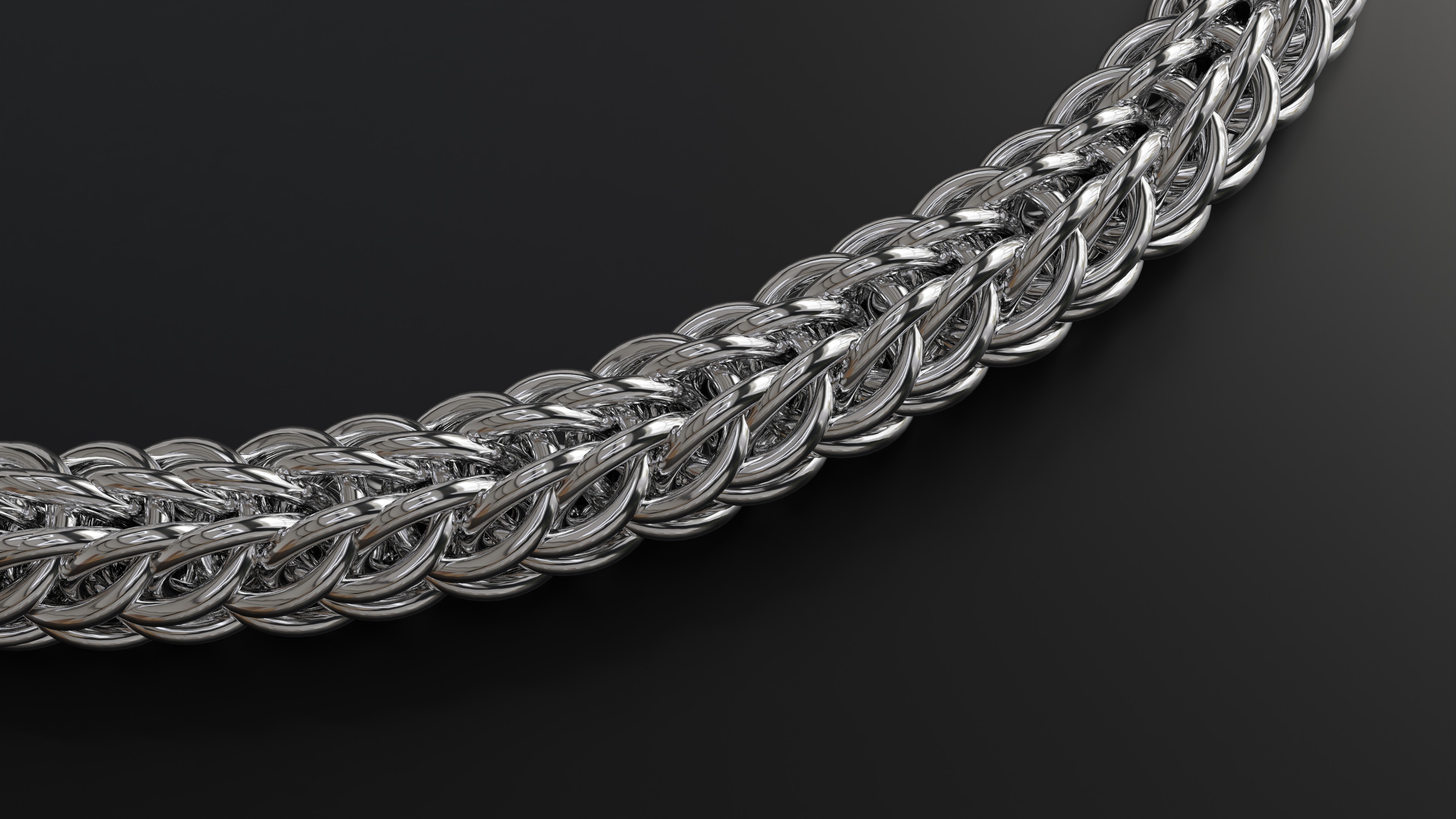 Persian 6-1 Bangle Sub D Photorealistic Model Low-poly 3D model_8