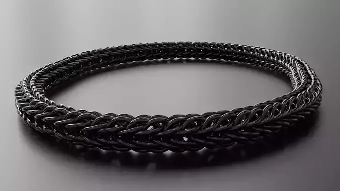 Persian 6-1 Bangle Sub D Photorealistic Model