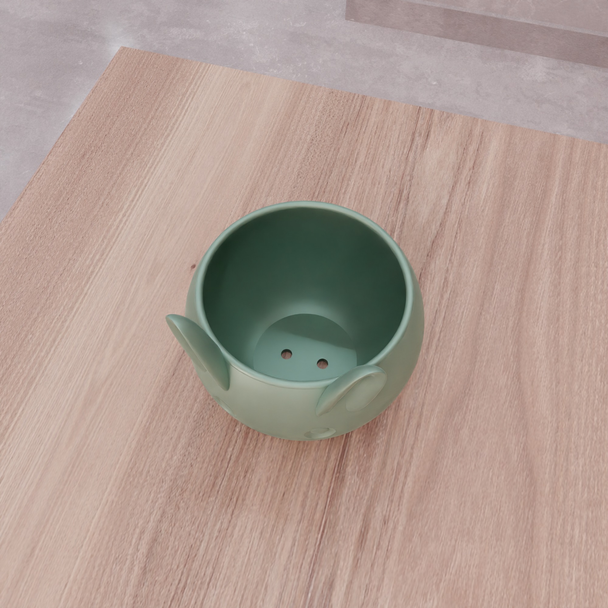 Cute Rabbit Planter - 261 3D print model_9