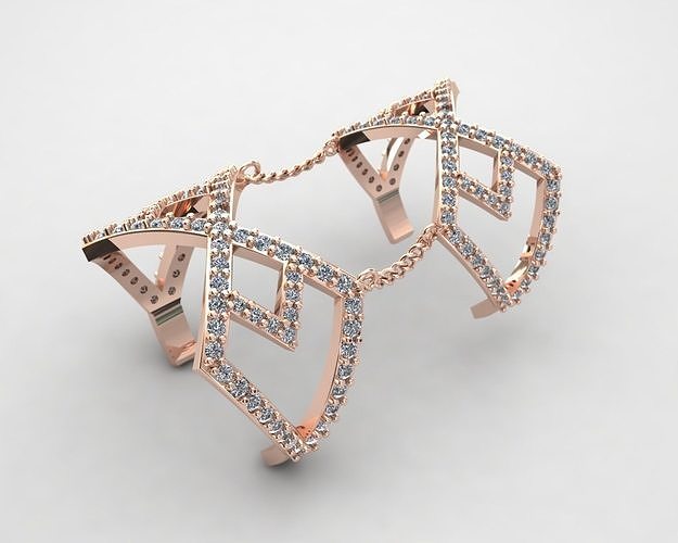 double ring Free 3D print model