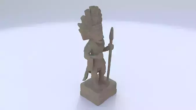 Mayan Aztec statue10