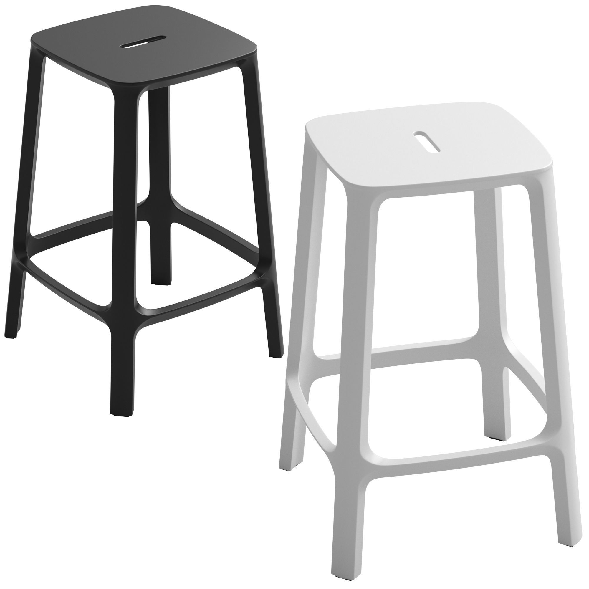 Globewest Cadrea Barstool 3D model_1