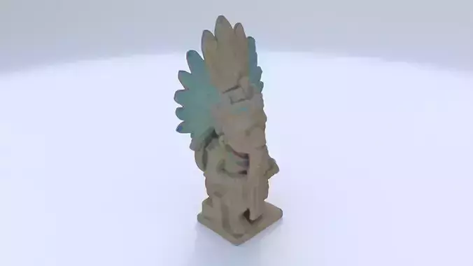 Mayan Aztec statue15