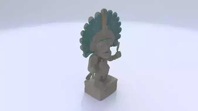 Mayan Aztec statue7