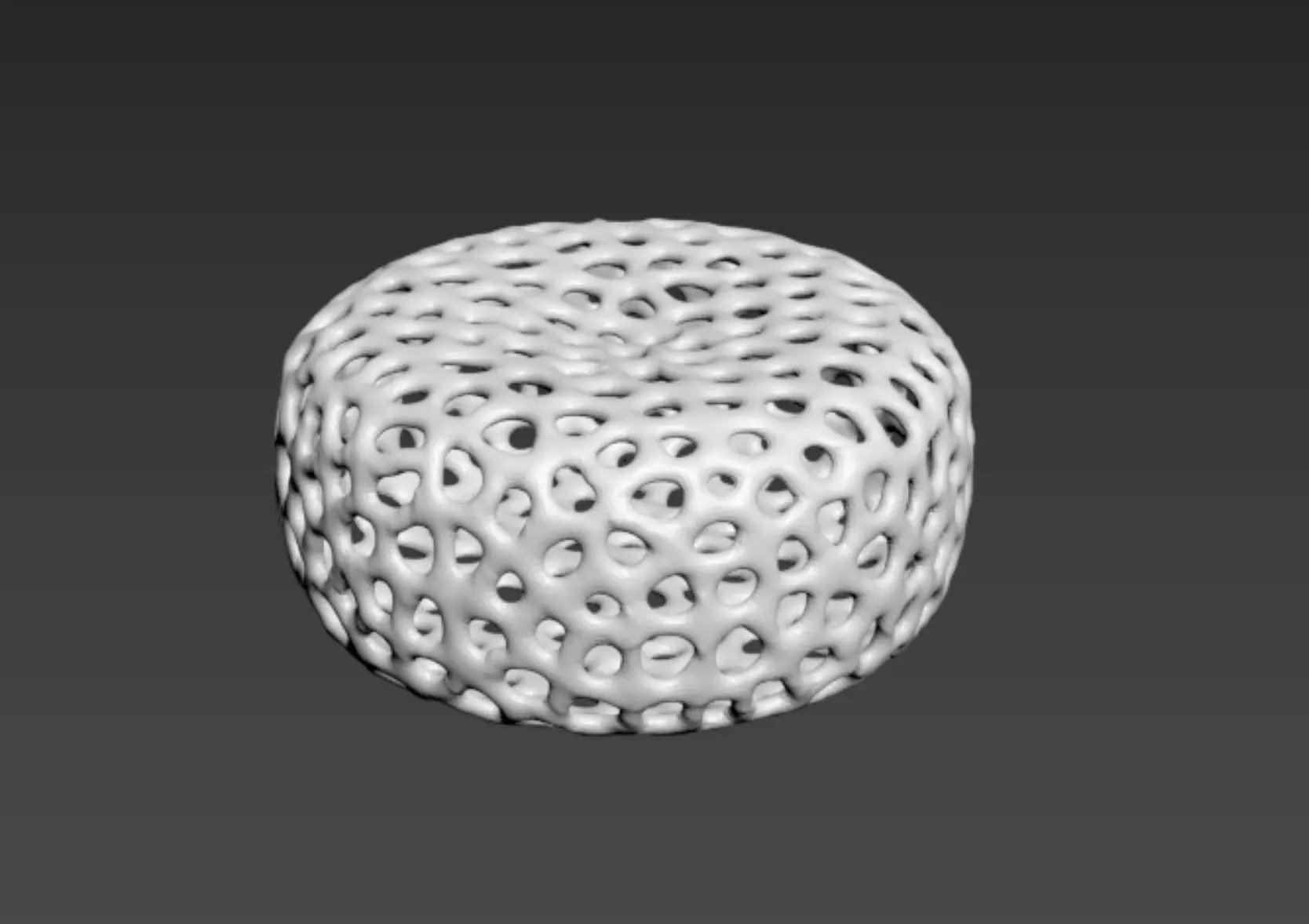 Chair Parametric Forms Figures Sculpture 3D model_0