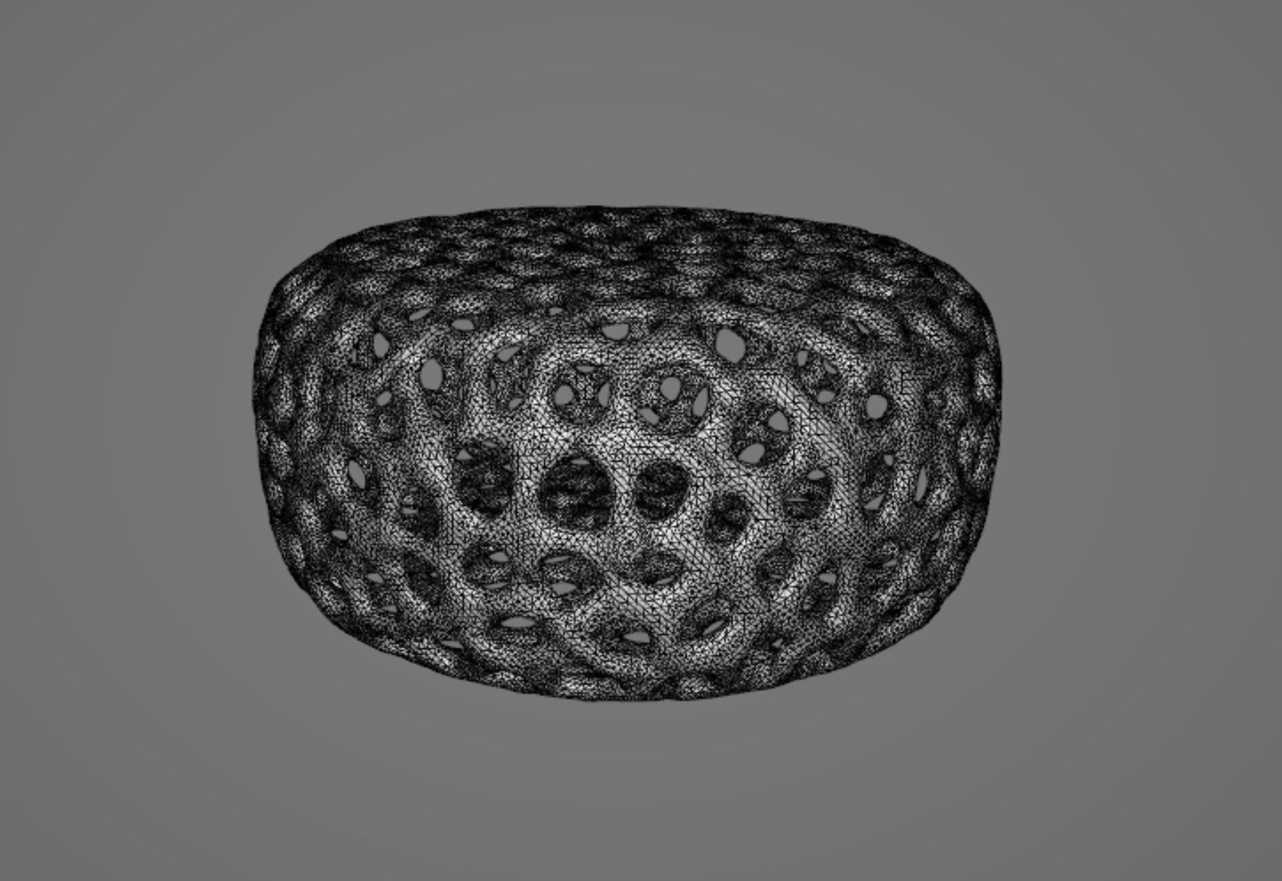 Chair Parametric Forms Figures Sculpture 3D model_1