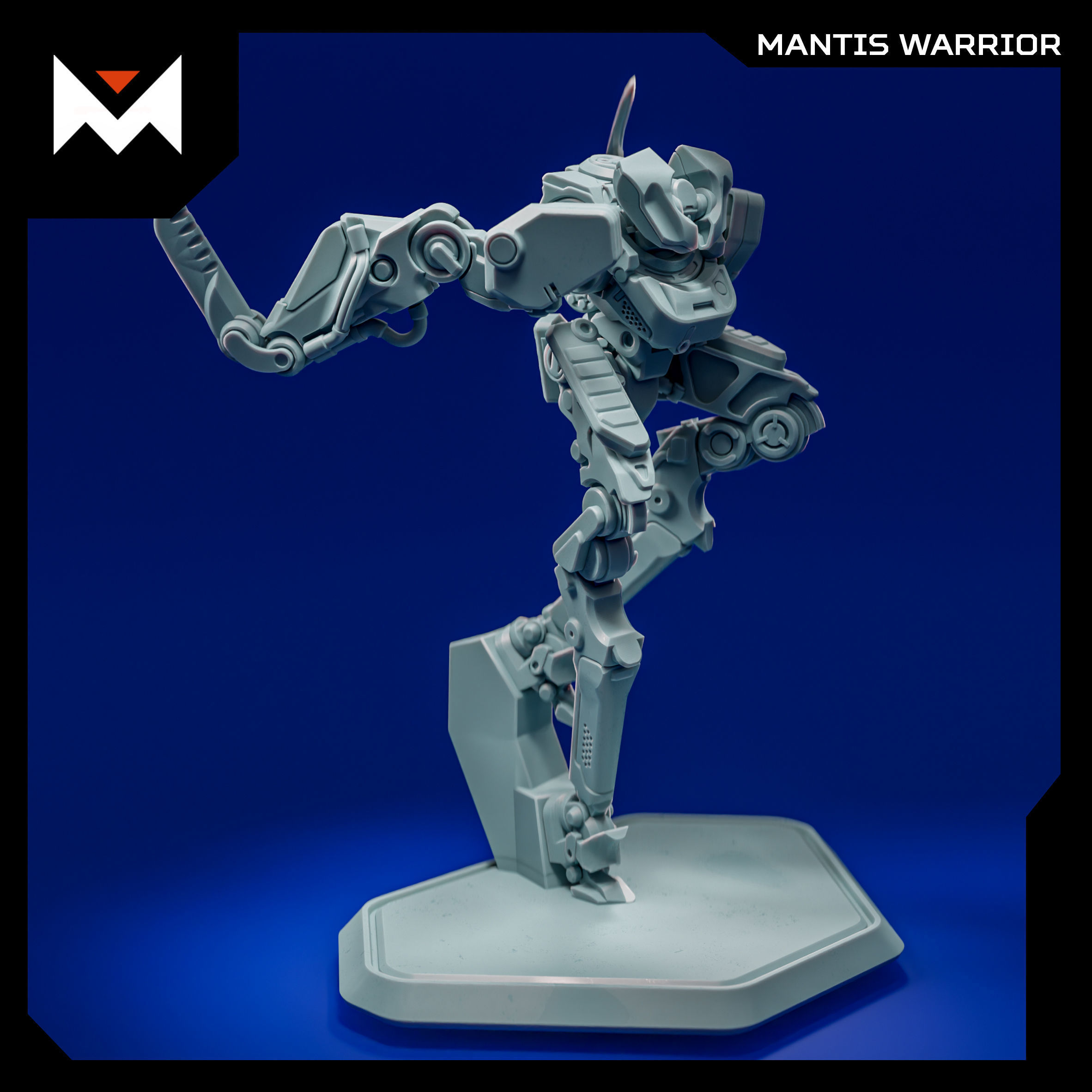 Mantis Warrior 3D print model_17