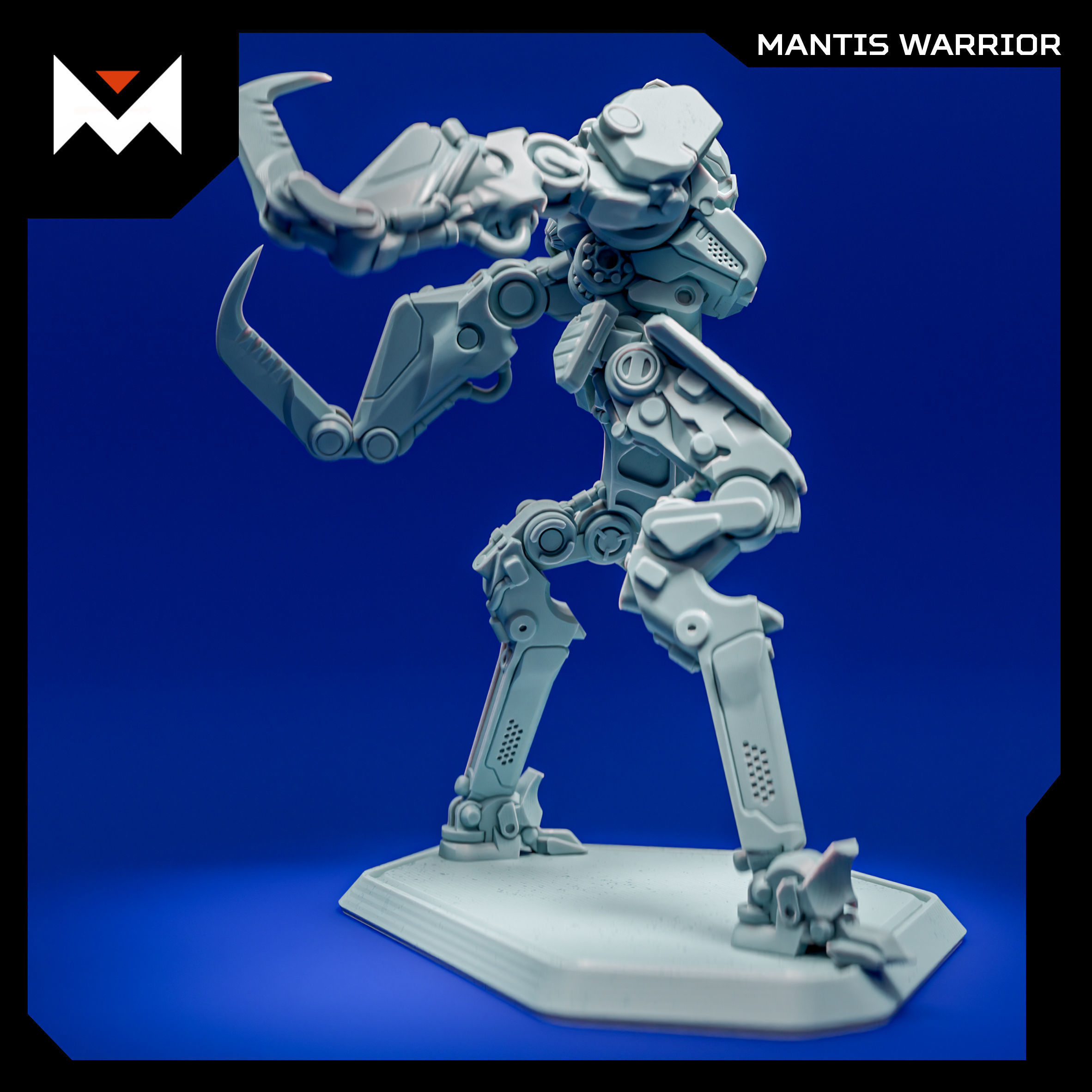Mantis Warrior 3D print model_6
