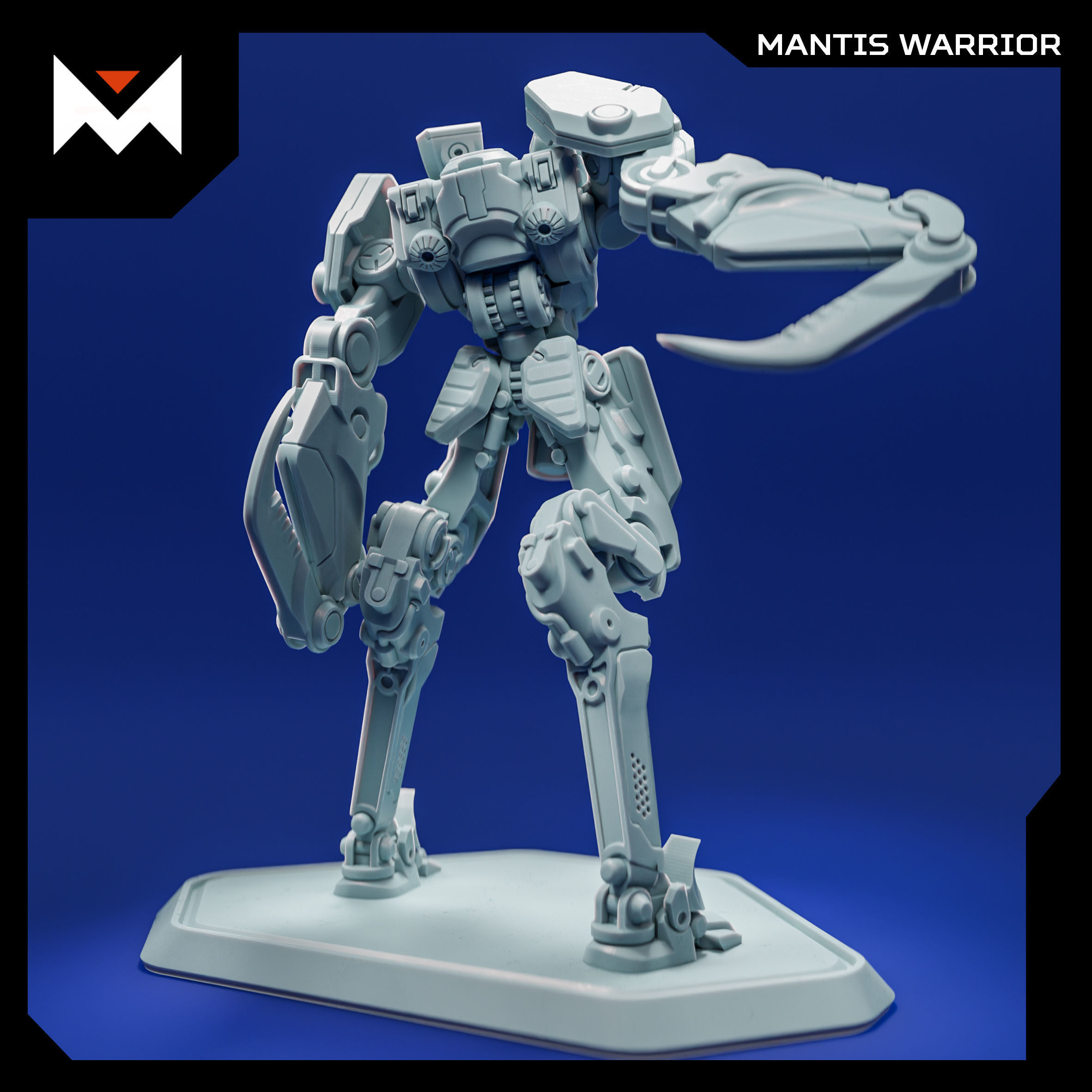 Mantis Warrior 3D print model_8
