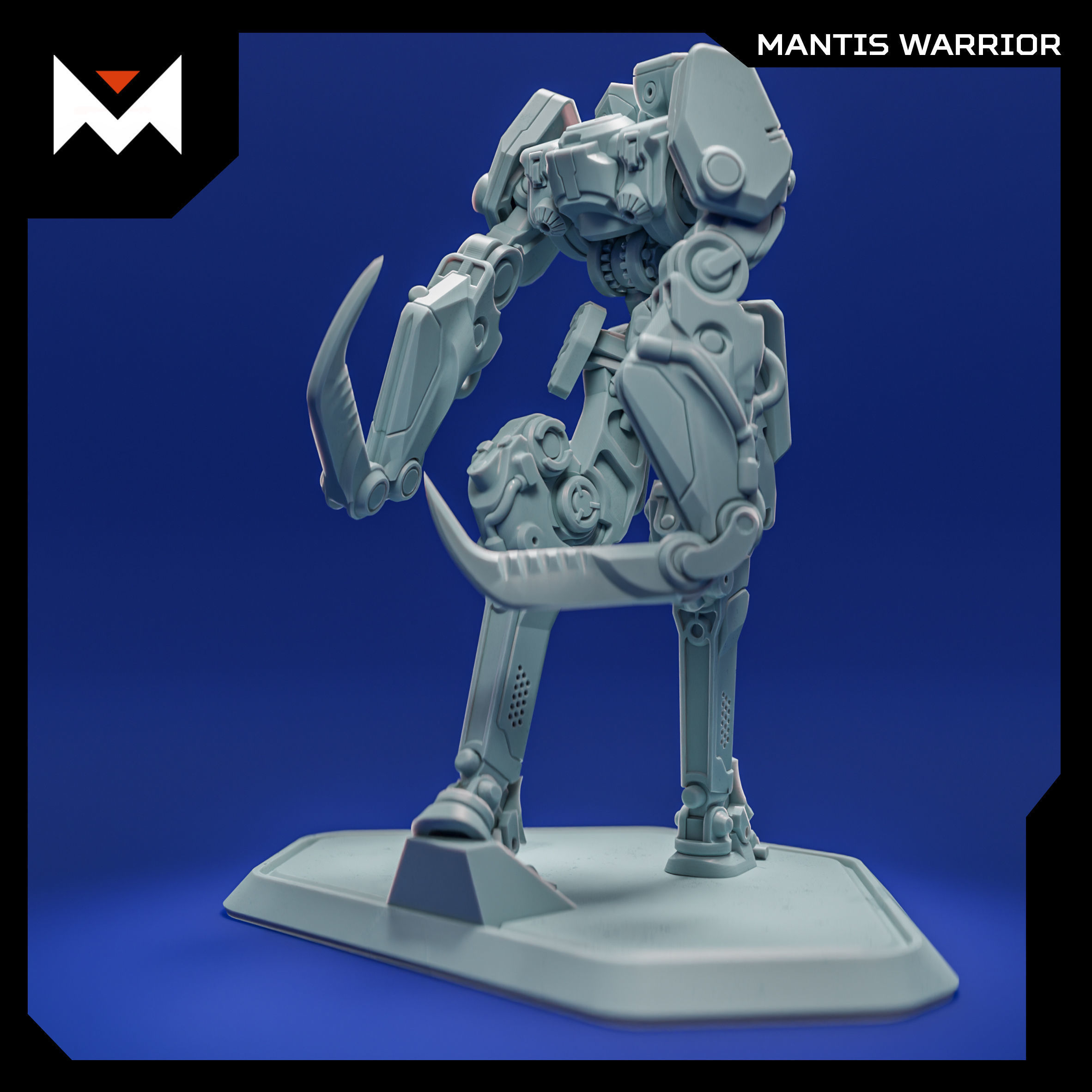 Mantis Warrior 3D print model_13
