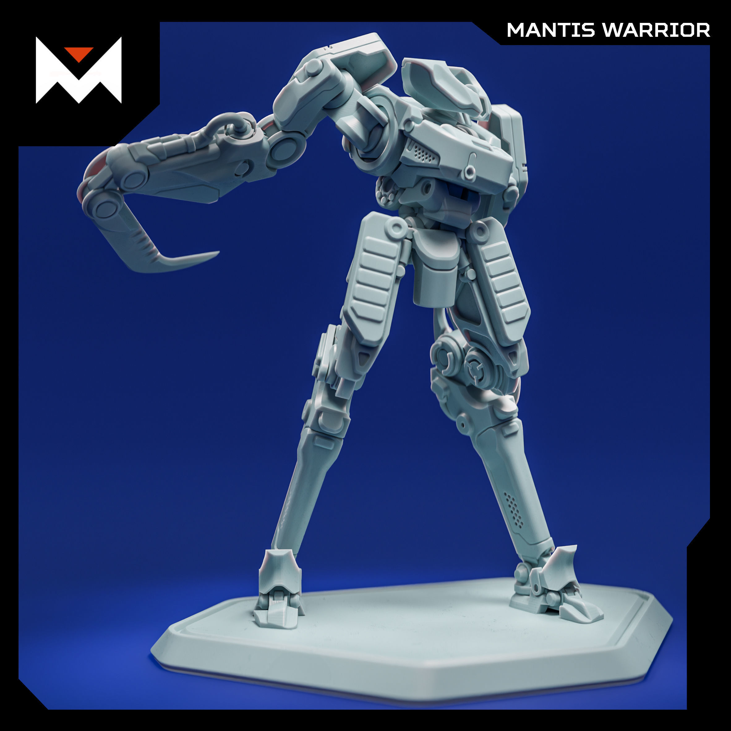 Mantis Warrior 3D print model_10