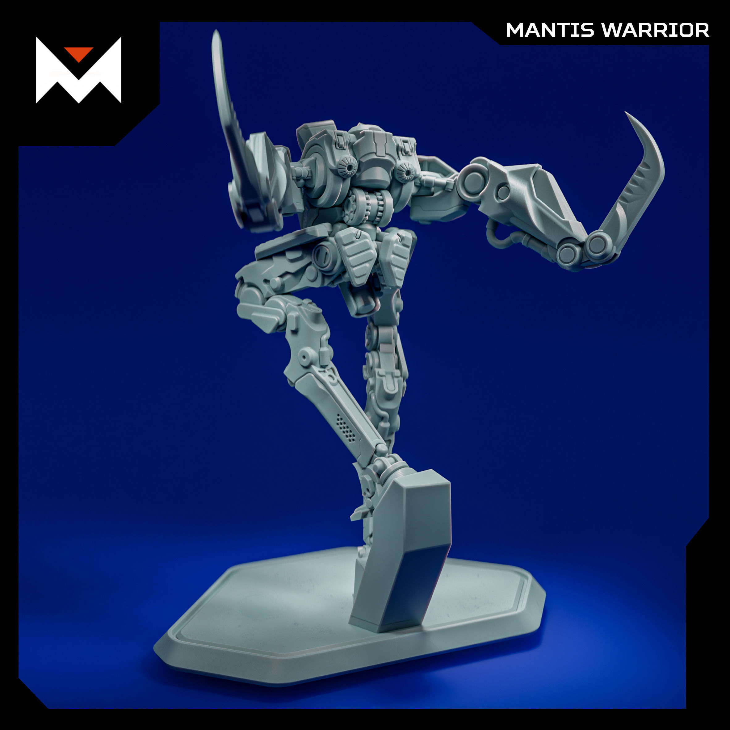 Mantis Warrior 3D print model_16