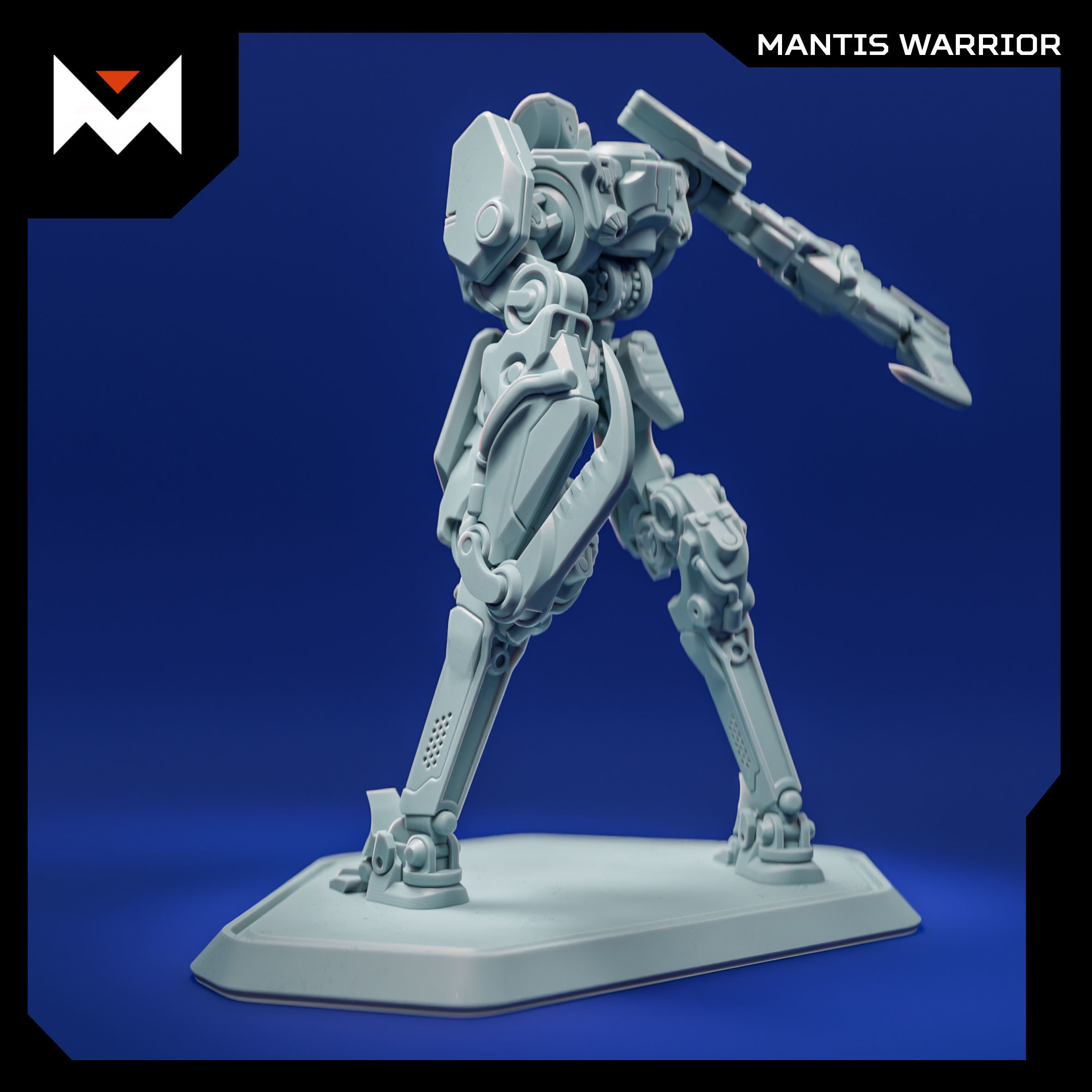 Mantis Warrior 3D print model_9