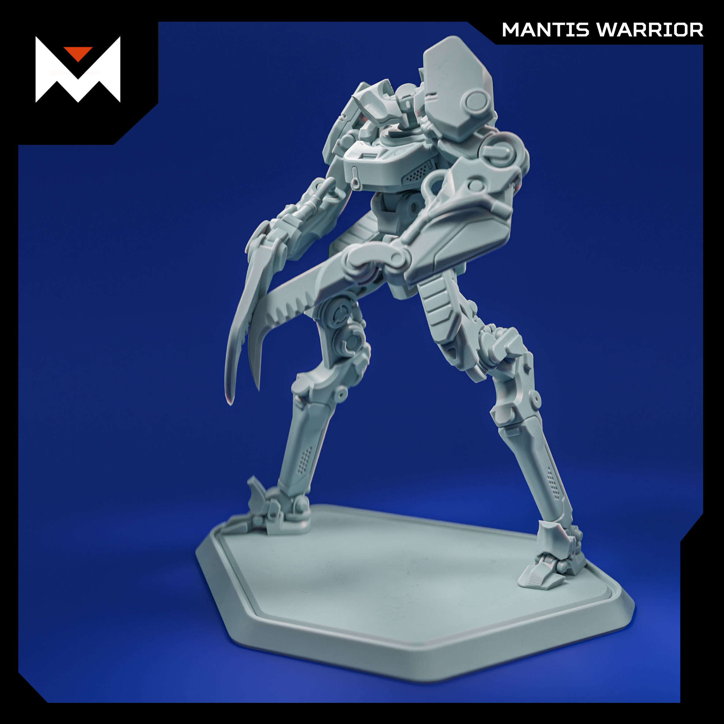 Mantis Warrior 3D print model_23