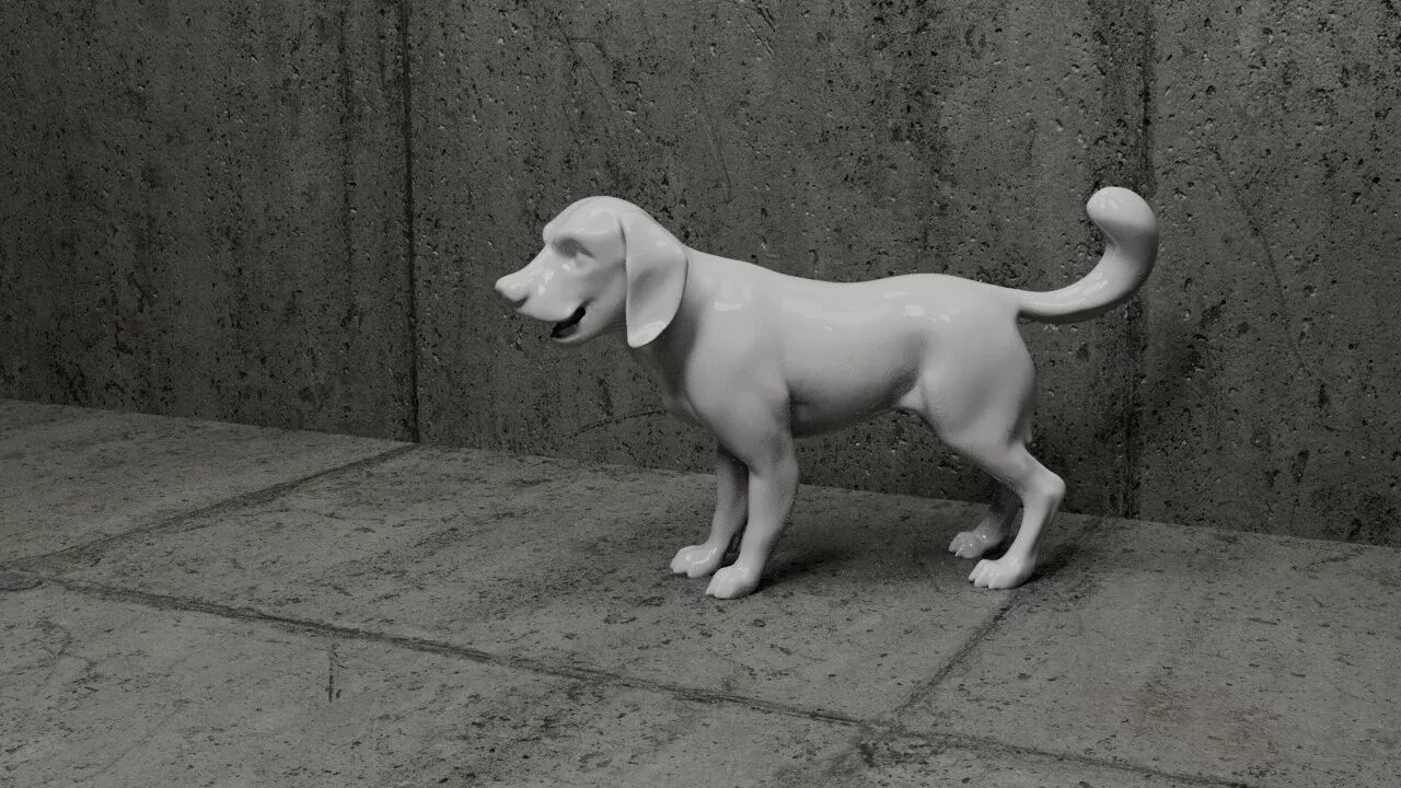Dog Model-1 Free 3D print model