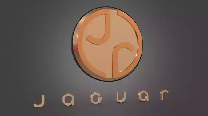 New Jaguar Logo 3D model