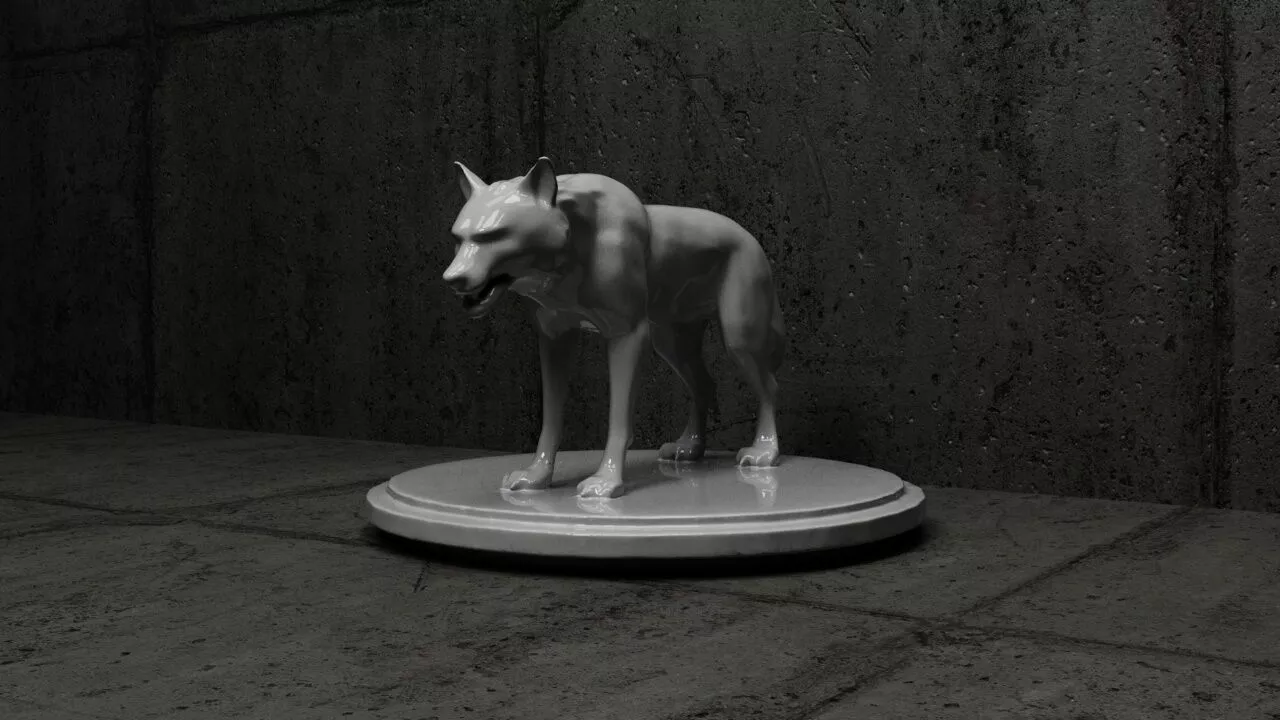 Wolf Model-1 Free 3D print model