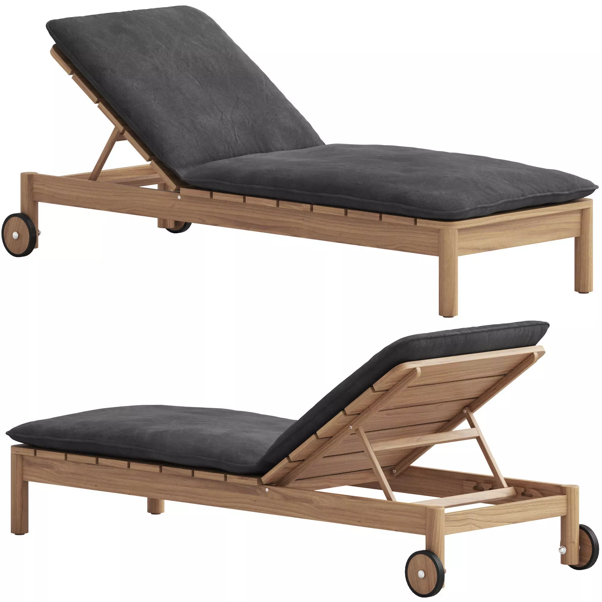 Globewest Cannes Sunbed 3D model_0