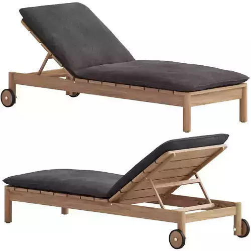 Globewest Cannes Sunbed 3D model