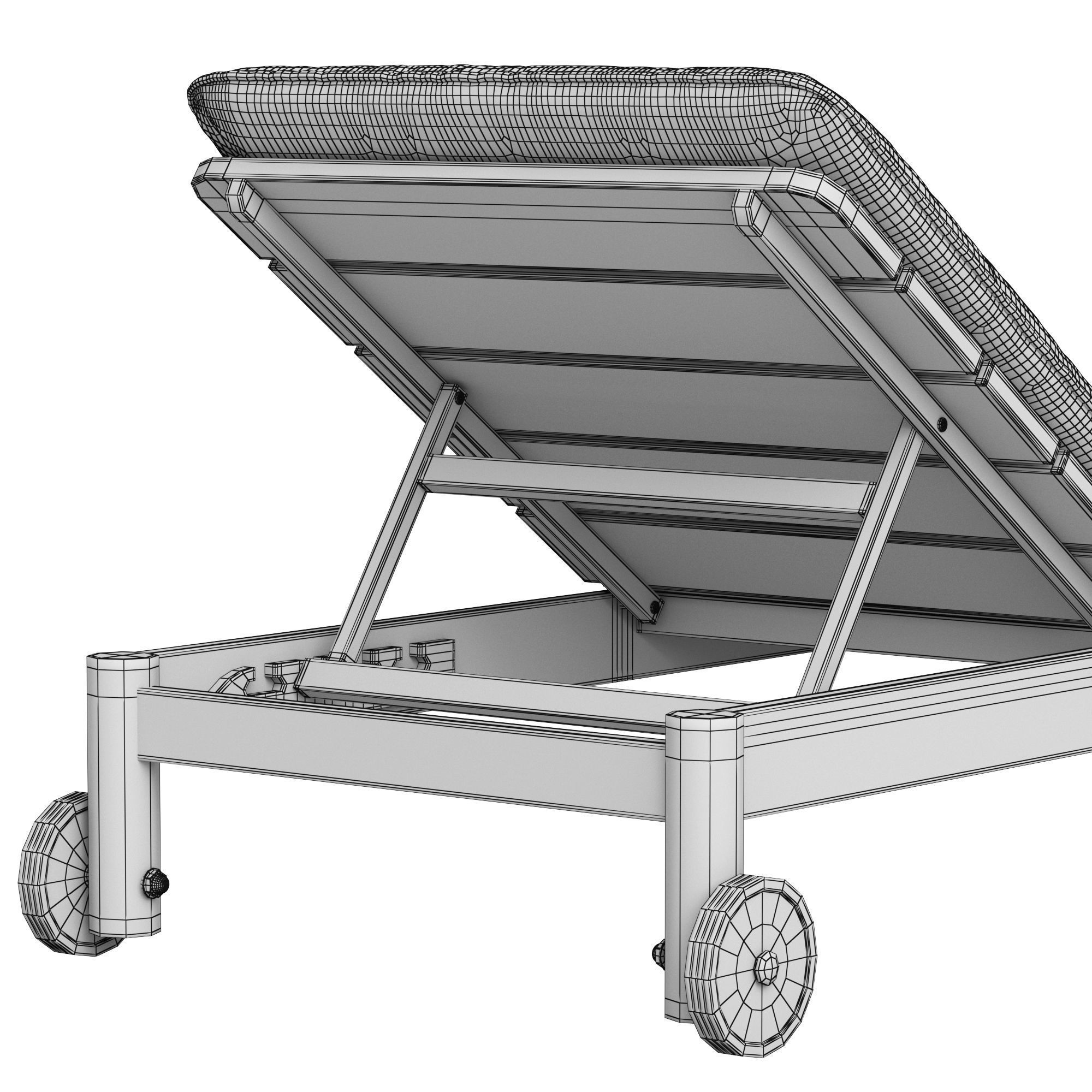 Globewest Cannes Sunbed 3D model_5