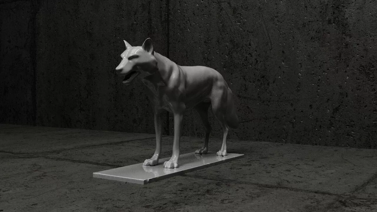 Wolf Model-2 Free 3D print model