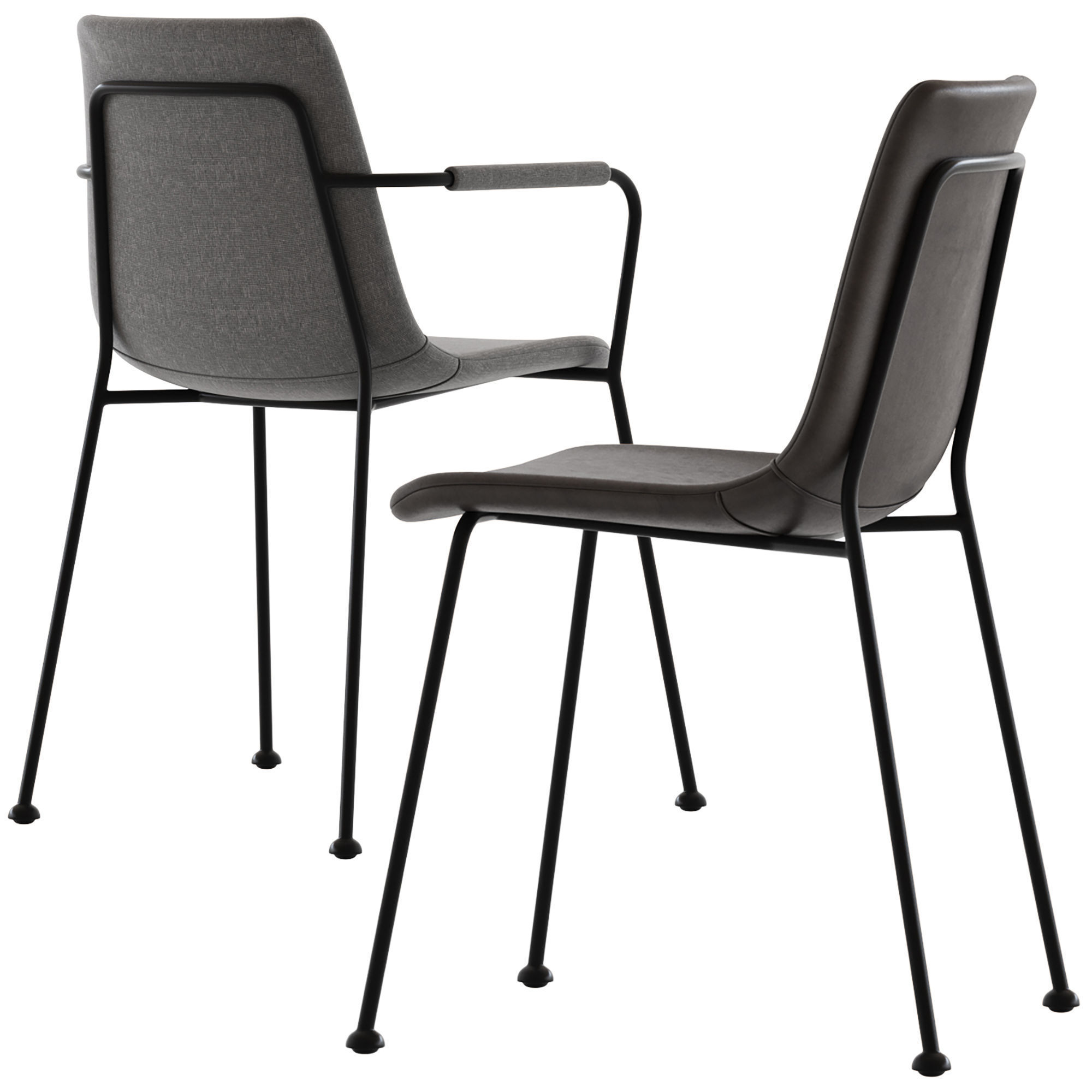 Globewest Cue Chair and Armchair  3D model_1