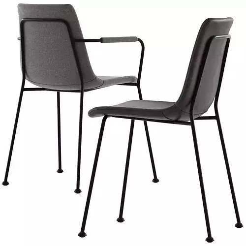 Globewest Cue Chair and Armchair  3D model 2