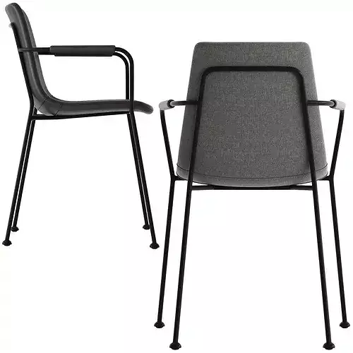Globewest Cue Chair and Armchair  3D model 4