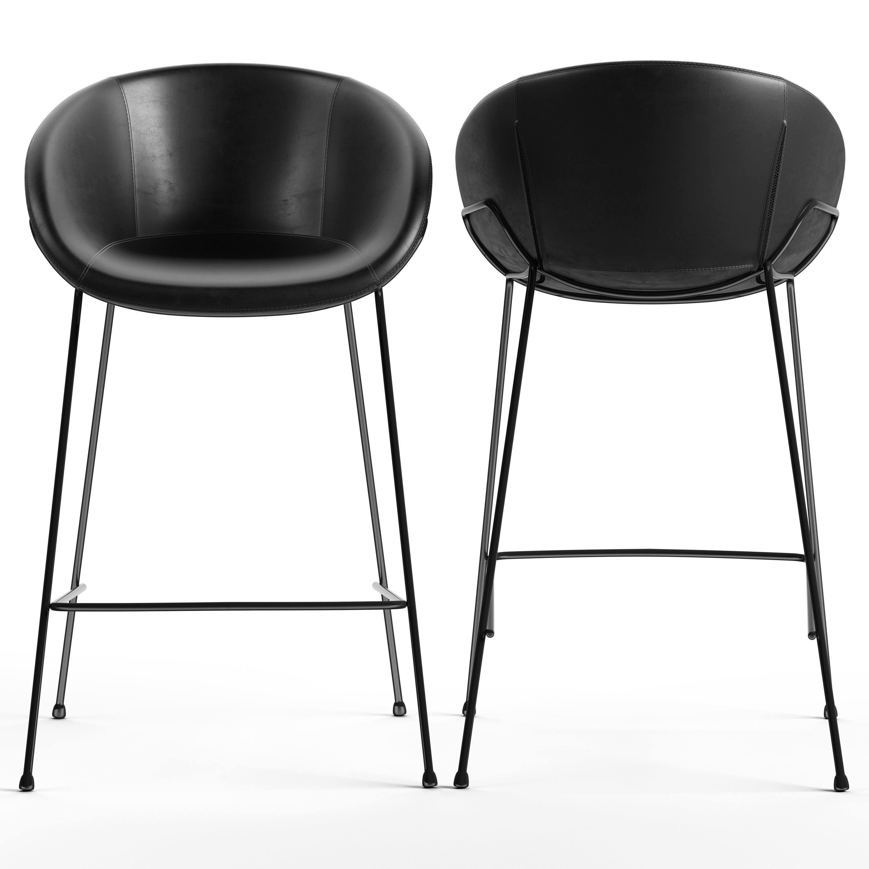 Globewest Duke Barstool 3D model_1