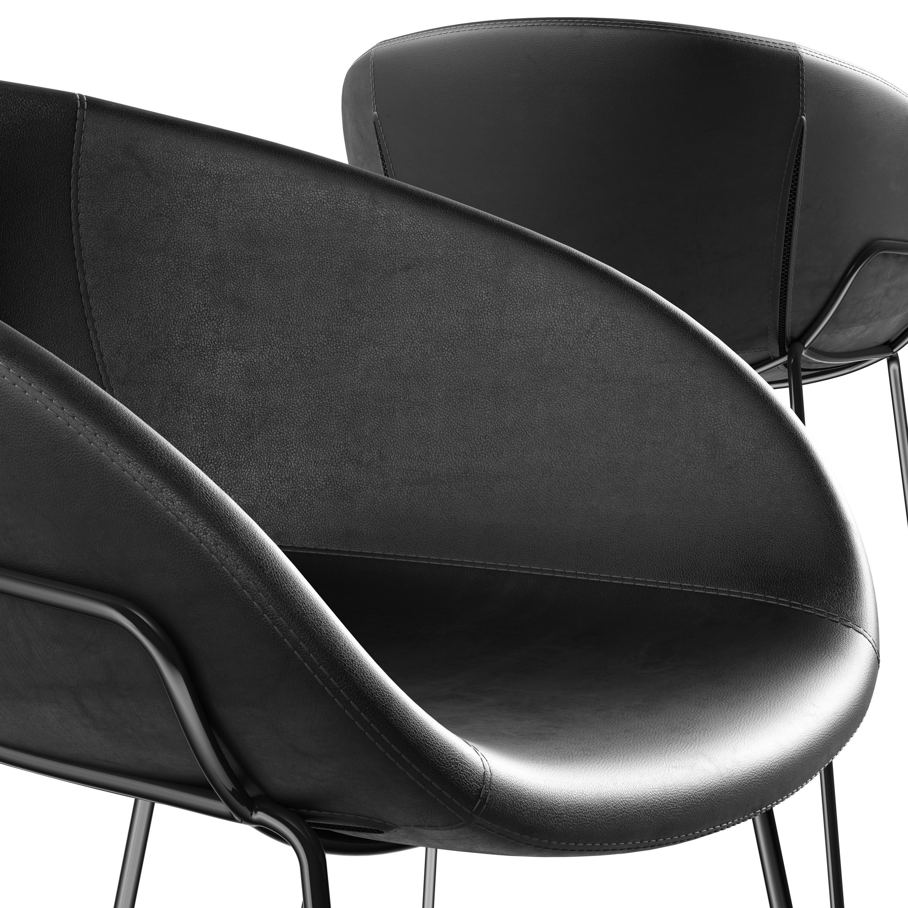 Globewest Duke Barstool 3D model_2