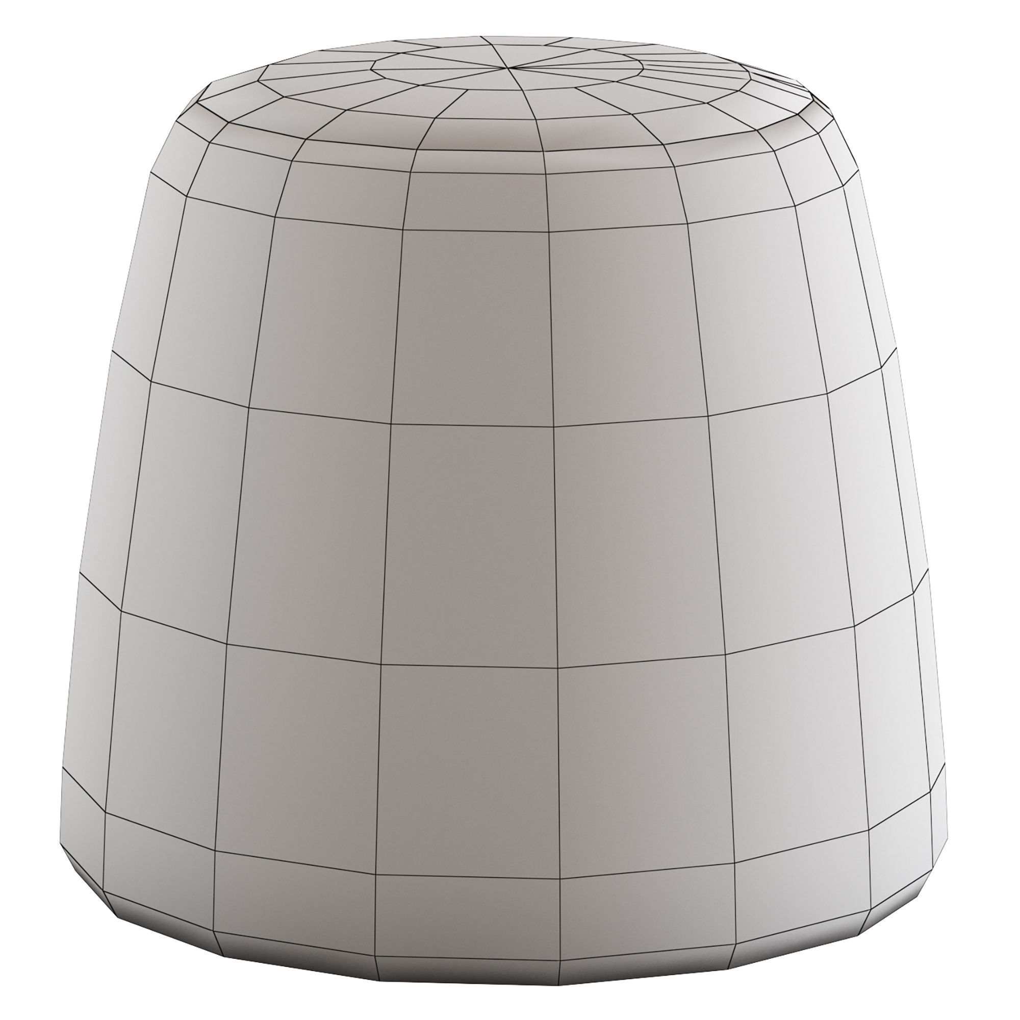 Globewest Felix Pebble Ottoman 3D model_4