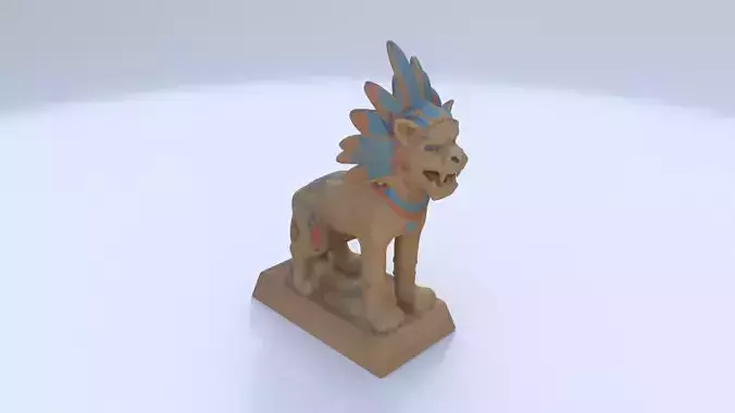 Aztect animal 10 3D model