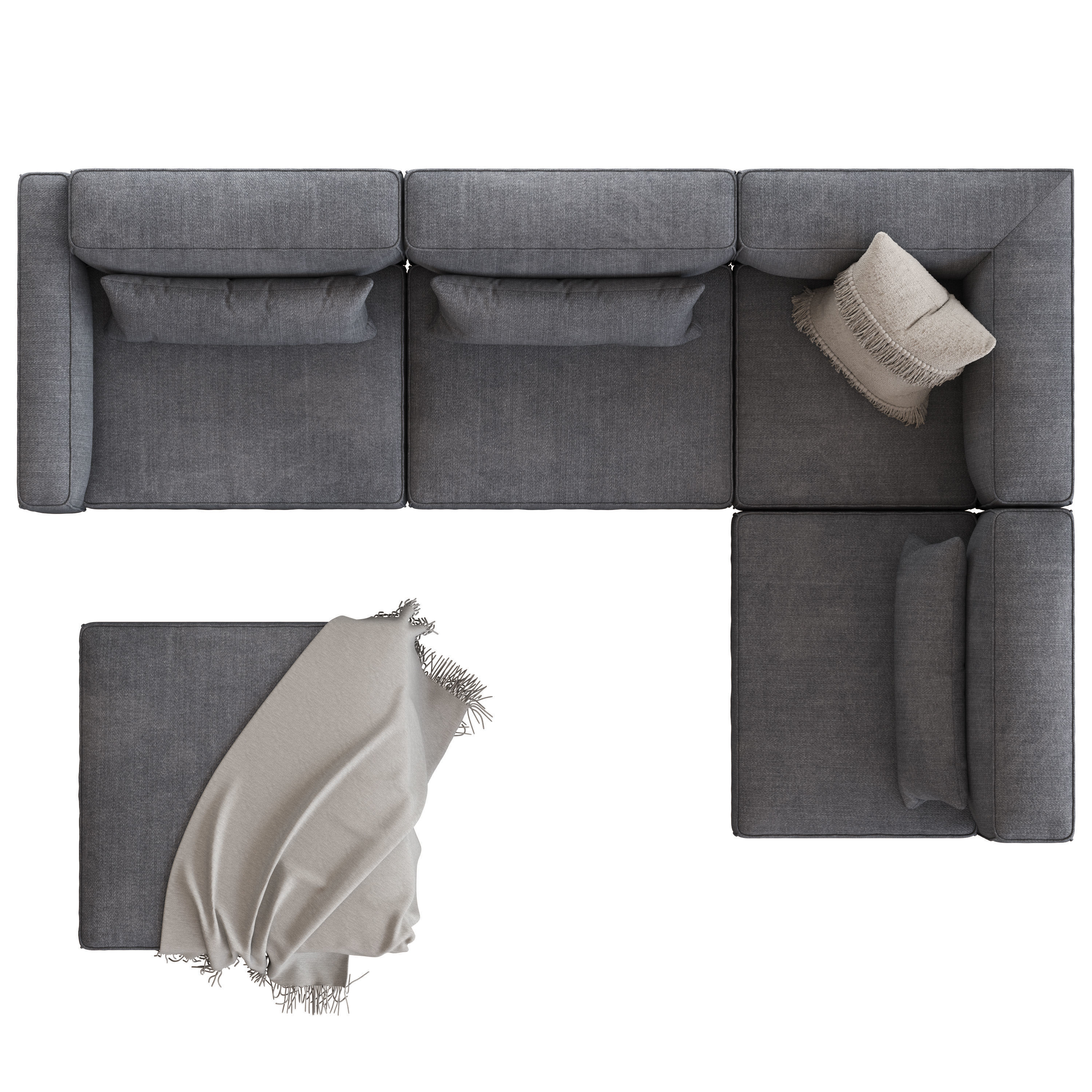 Gus Mix Corner Sofa 3D model_3