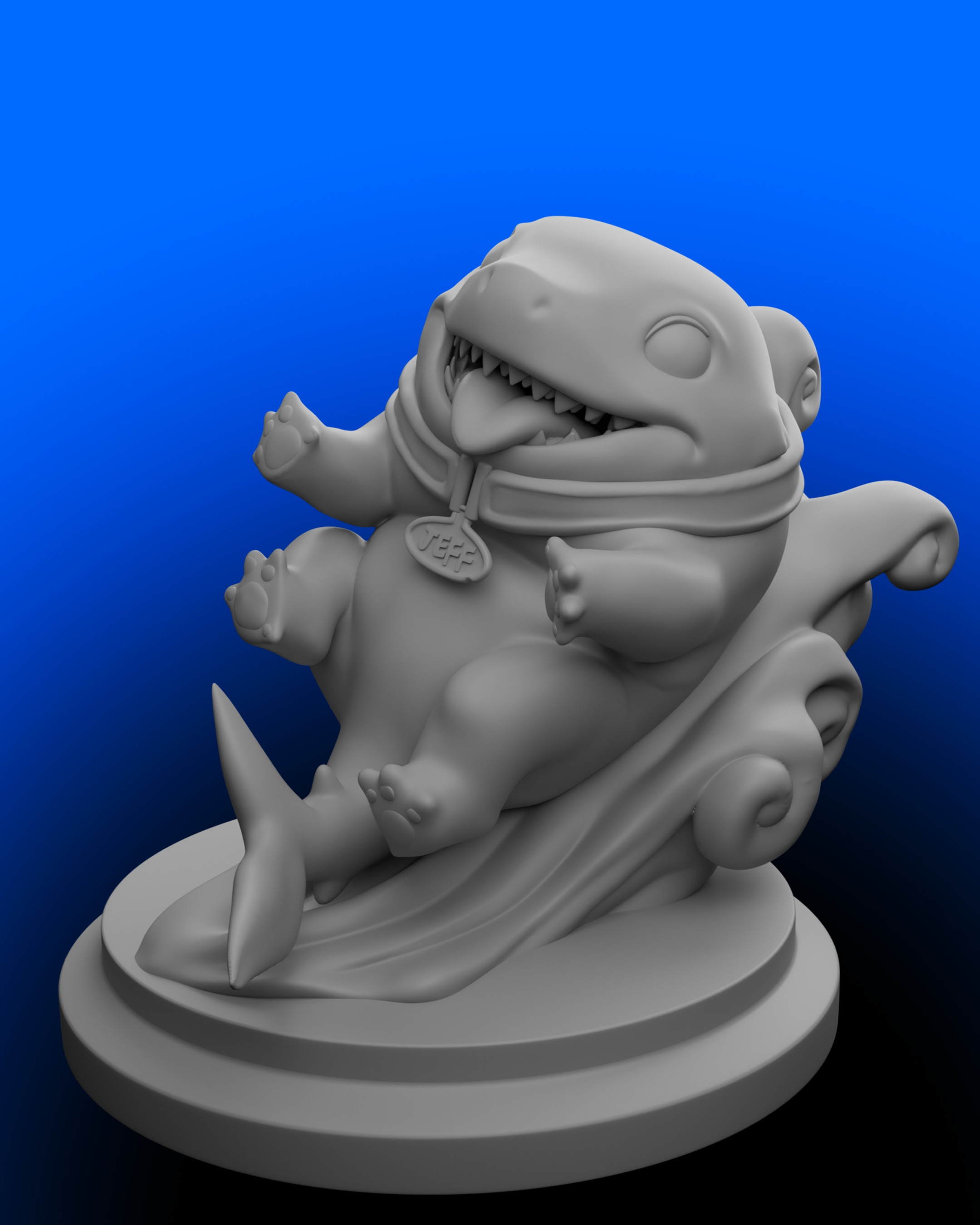 Jeff the Land shark - Marvel Rivals 3D print model_4