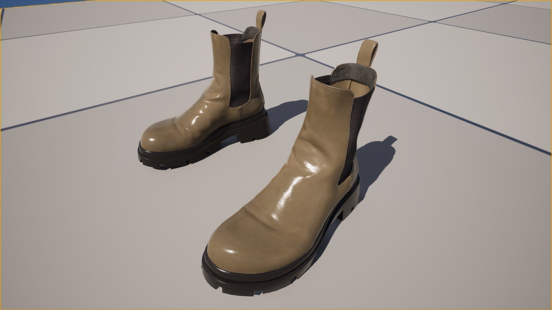 Casual Outfit 2 - Male - Female MH - UE5 Skeletons - Rigged Low-poly 3D model_23