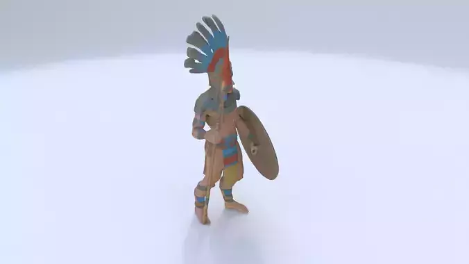 Aztect warrior 9