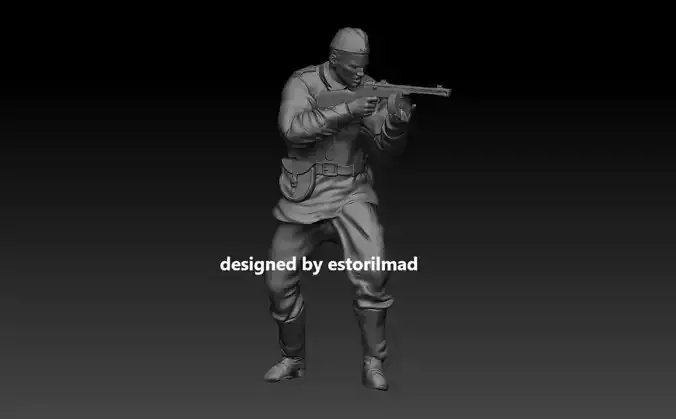 WW2 RUSSIAN INFANTRY SOLDIER STALINGRAD v2
