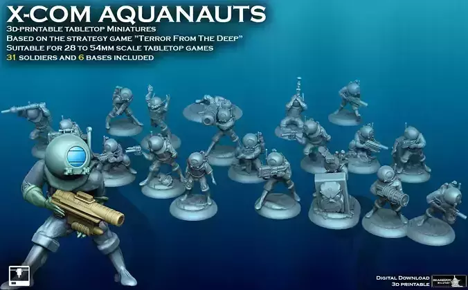 XCOM Terror From The Deep Aquanauts
