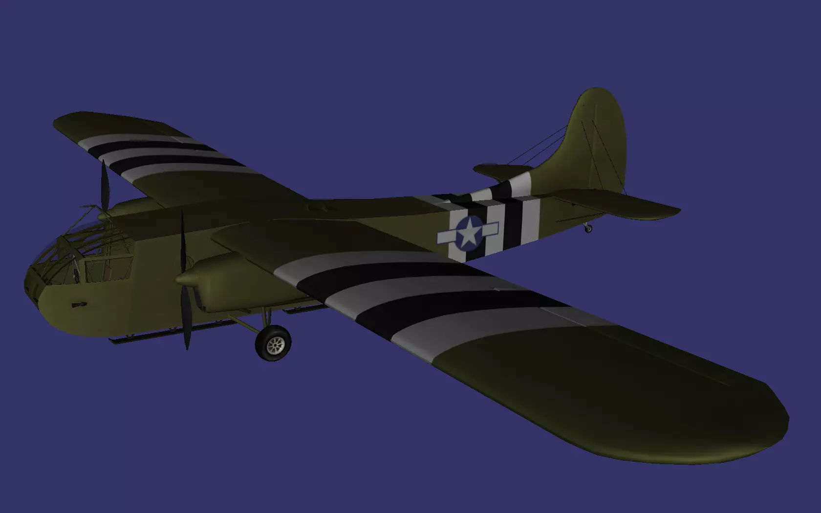 Northwestern XPG 1 Hadrian II Free low-poly 3D model_0