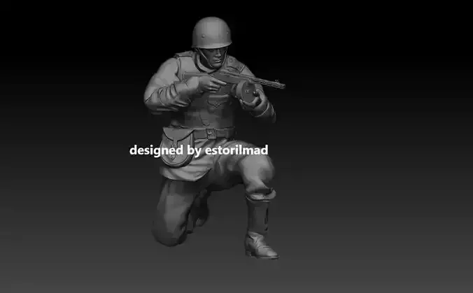 WW2 RUSSIAN INFANTRY SOLDIER STALINGRAD v3