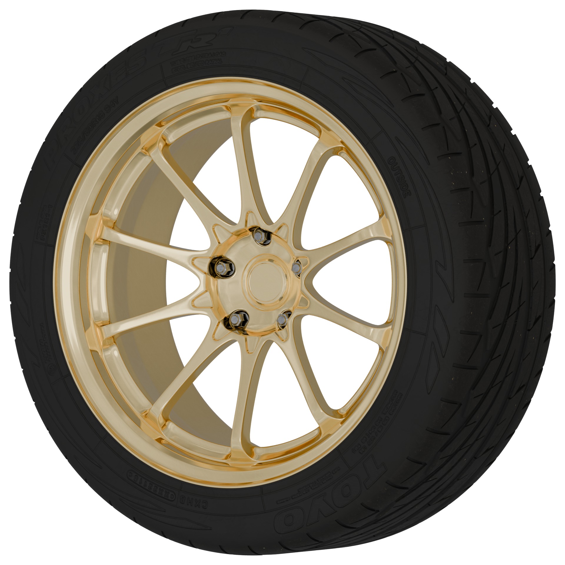 Aftermarket Car Wheels Pack Low-poly 3D model_110