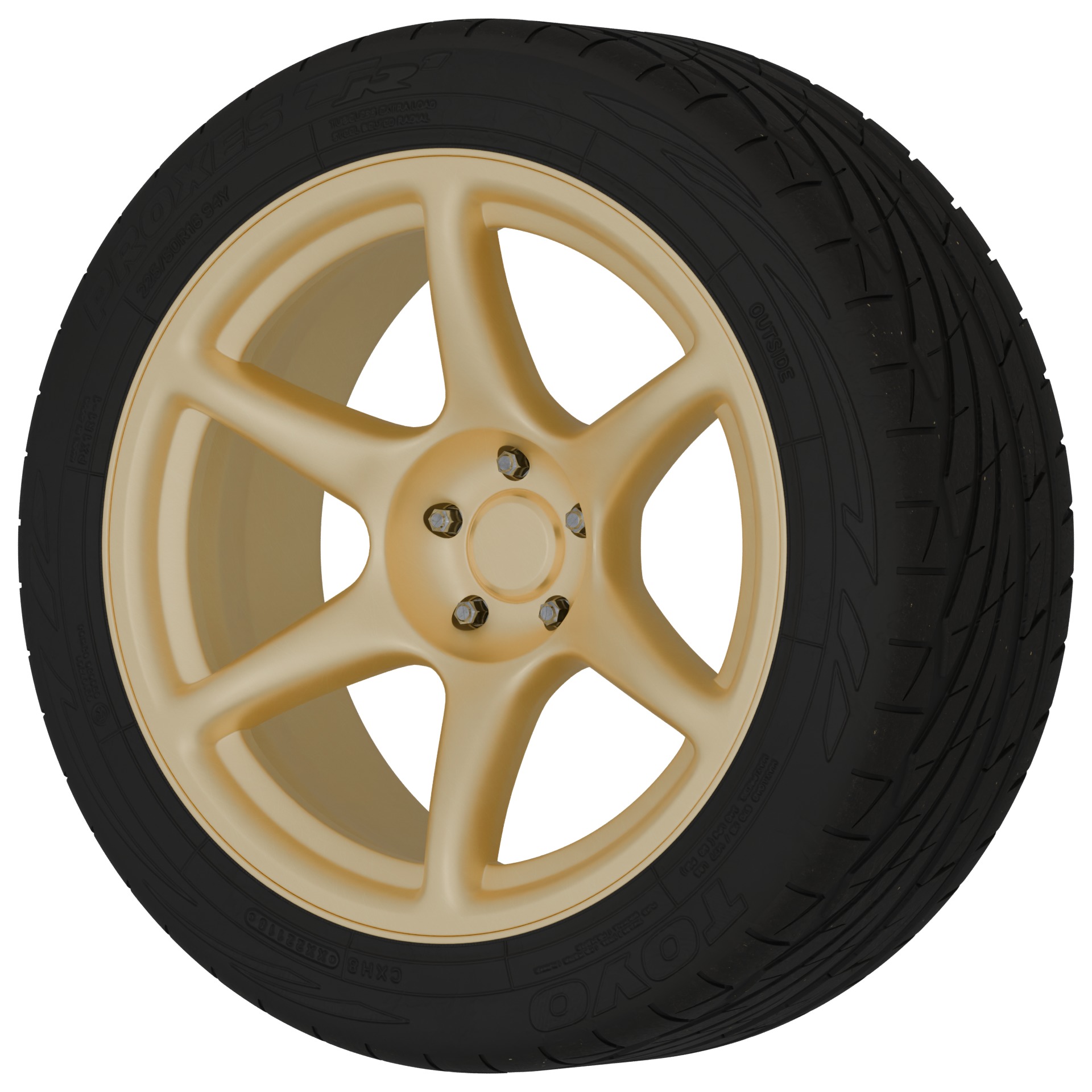 Aftermarket Car Wheels Pack Low-poly 3D model_66