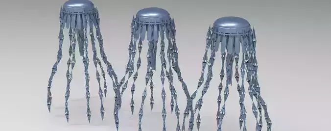 Jelly Fish Sci fi ship 3