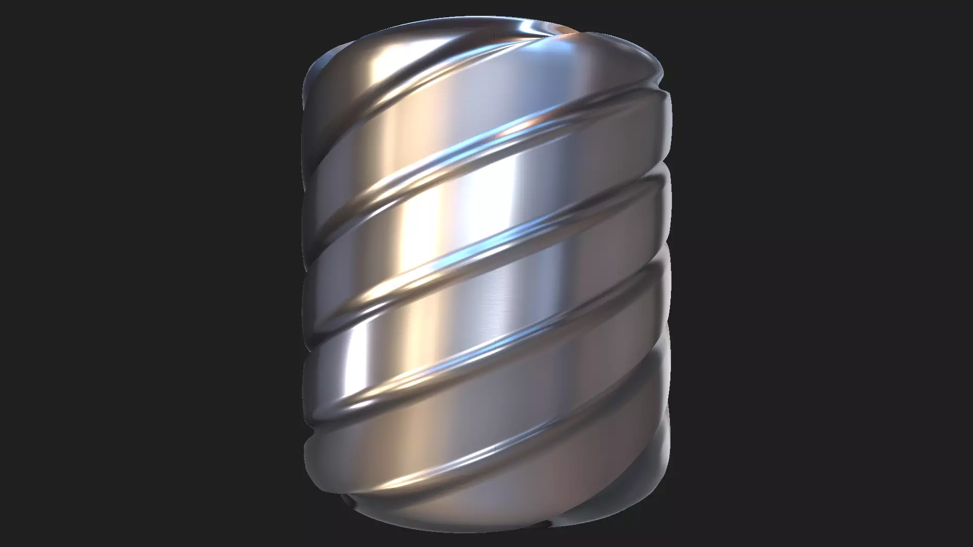 Flexible Metal Hose customizable PBR material Texture