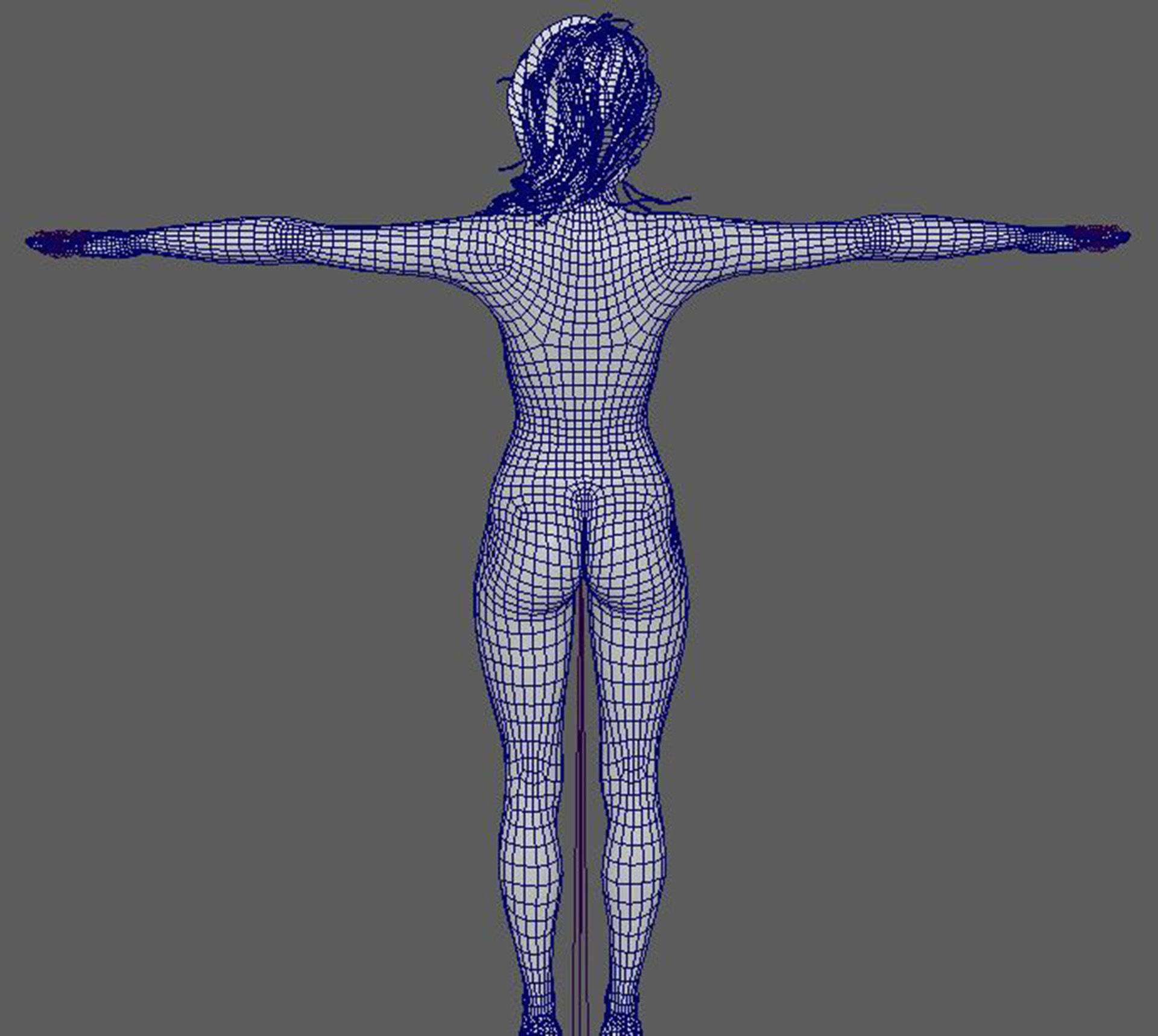 Angelina Jolie Character 3D Model  Low-poly 3D model_22