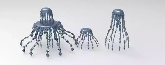 Jelly Fish Sci fi towers 